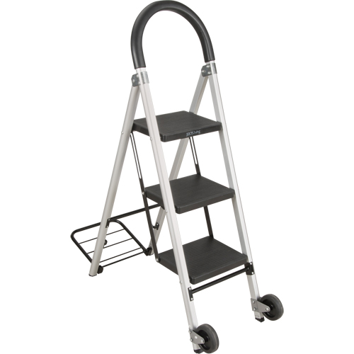 Step Stool Ladder, 3 Steps, 20" x 18" x 38-1/2" High Mukwa Safety Services