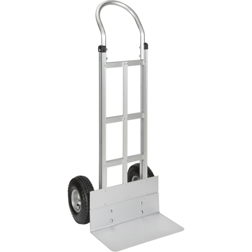 Knocked Down Hand Truck, Continuous Handle, Aluminum, 49-5/8" Height, 500 lbs. Capacity Mukwa Safety Services