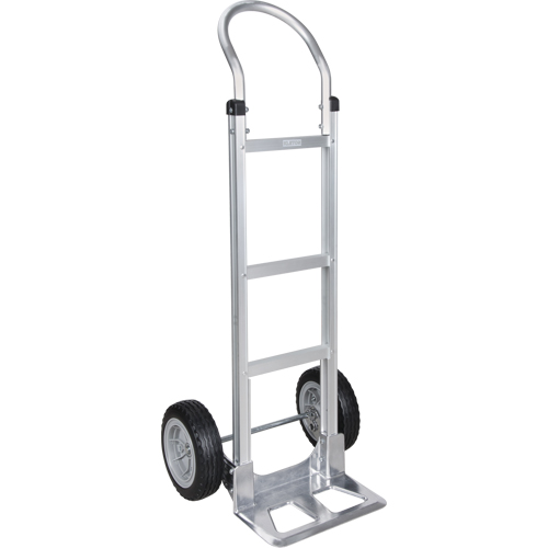 Knocked Down Hand Truck, Continuous Handle, Aluminum, 49-5/8" Height, 500 lbs. Capacity Mukwa Safety Services