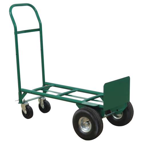 Diable convertible &eacute;conomique Greenline, Acier, Capacit&eacute; 600 lb Mukwa Safety Services