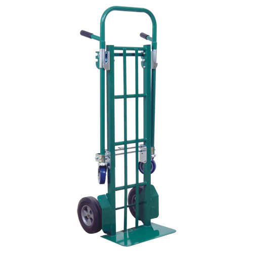 Diable transformable &eacute;conomique Greenline - E-CON, Acier, Capacit&eacute; 800 lb Mukwa Safety Services