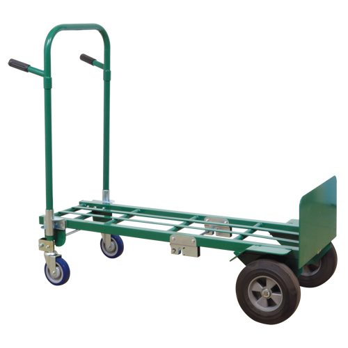 Diable transformable &eacute;conomique Greenline - E-CON, Acier, Capacit&eacute; 800 lb Mukwa Safety Services