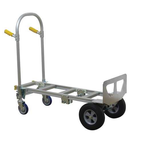 SPTN-JR-T18-SR Spartan Jr. Convertible Hand Truck, Aluminum, 1000 lbs. Capacity Mukwa Safety Services