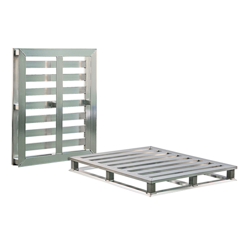 Palette &agrave; cadre tubulaire en aluminium 4 c&ocirc;t&eacute;s Mukwa Safety Services