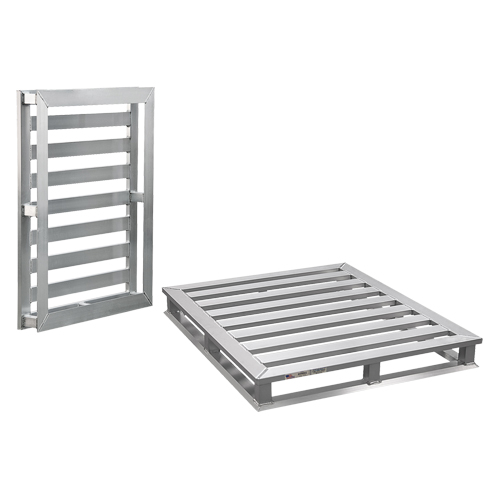 Palette &agrave; cadre tubulaire en aluminium 4 c&ocirc;t&eacute;s Mukwa Safety Services