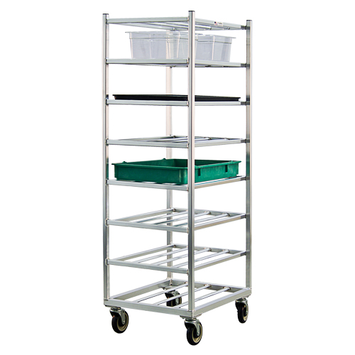 Chariot &agrave; tablettes, 8 Tiers, 20-7/8" la x 67" h x 27" p, Capacit&eacute; 600 lb Mukwa Safety Services