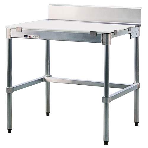Poly-Top Workbench, 60" W x 30" D x 35-1/2" H, 1800 lbs. Capacity Mukwa Safety Services