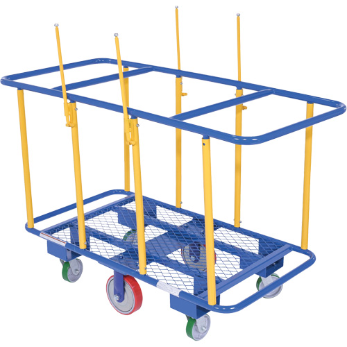 Chariot horizontal pour panneaux, 63-7/16" x 28-1/2" x 40-15/16", Capacit&eacute; 2000 lb Mukwa Safety Services