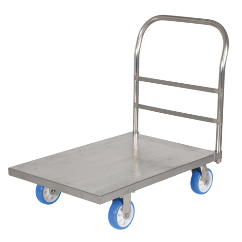 Platform Truck, 36" L x 24" W, 2000 lbs. Capacity, Polyurethane Casters Mukwa Safety Services