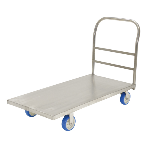 Chariot &agrave; plateforme, 48" lo x 24" la x Capacit&eacute; 2000 lb, Roues en Polyur&eacute;thane Mukwa Safety Services