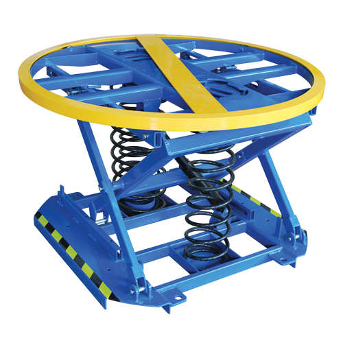 Plateforme de levage &agrave; ressorts, 43-5/8" lo x 43-5/8" la, Capacit&eacute; 4400 lb Mukwa Safety Services