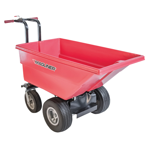 Motorized Tilt Truck, 6 pi³ Capacity, 40" H x 25" W x 56" D Mukwa Safety Services