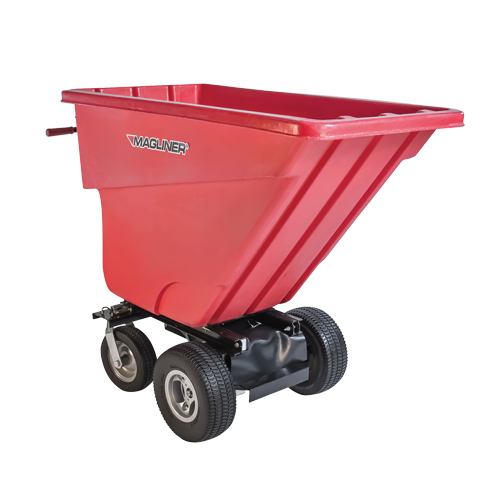 Motorized Tilt Truck, 13,5 pi³ Capacity, 45" H x 27" W x 68" D Mukwa Safety Services