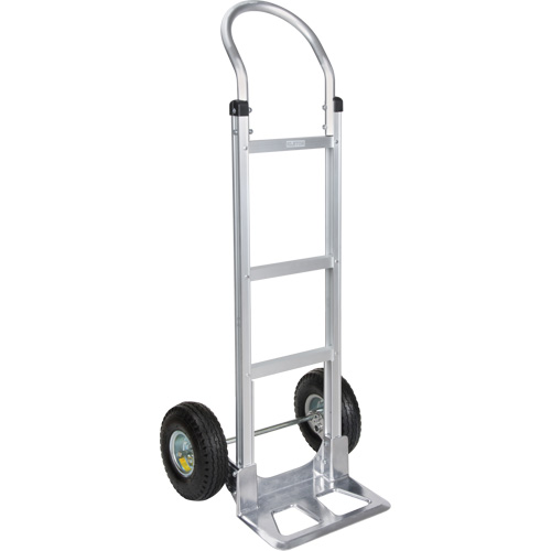 Knocked Down Hand Truck, Continuous Handle, Aluminum, 49-5/8" Height, 500 lbs. Capacity Mukwa Safety Services