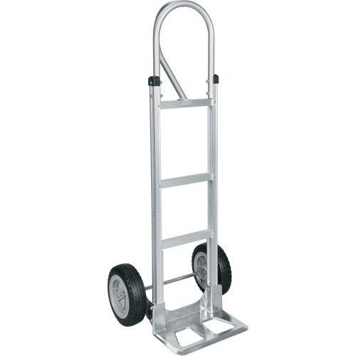 Knocked Down Hand Truck, P-Handle Handle, Aluminum, 52-1/8" Height, 500 lbs. Capacity Mukwa Safety Services