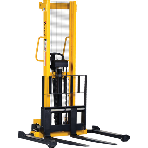Gerbeur hydraulique manuel, Fonctionnement Pompe manuelle, Capacit&eacute; 2000 lb, Lev&eacute;e max 35" Mukwa Safety Services