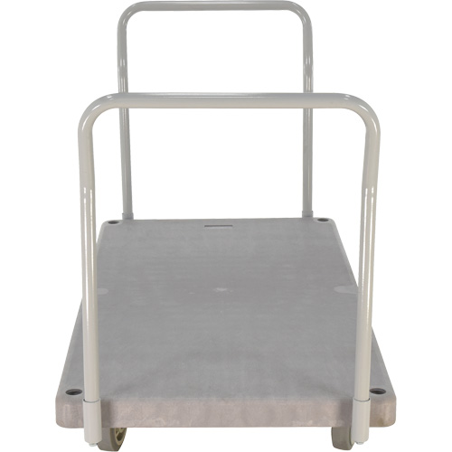 Heavy Duty Plastic Platform Truck, 60" L x 30" W, 3000 lbs. Cap., Polyurethane Wheels Mukwa Safety Services