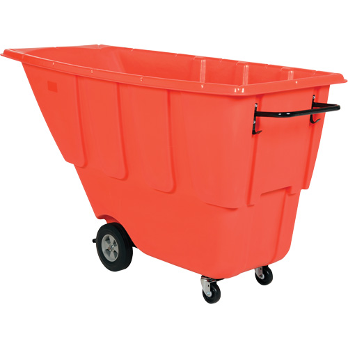 Chariot basculeur, Poly&eacute;thyl&egrave;ne, 0,5 vg³, Capacit&eacute; de charge de 450 lb Mukwa Safety Services