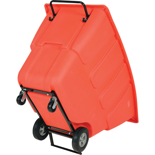 Chariot basculeur, Poly&eacute;thyl&egrave;ne, 0,5 vg³, Capacit&eacute; de charge de 450 lb Mukwa Safety Services