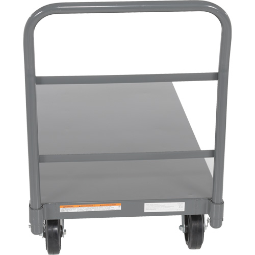 Platform Truck, 48" L x 24" W, 2000 lbs. Capacity, Rubber Casters Mukwa Safety Services