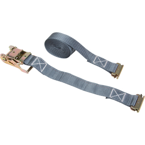 Ratchet Strap, E-Track System, 2" W x 16' L, 1333 lbs. (605 kg) Working Load Limit Mukwa Safety Services