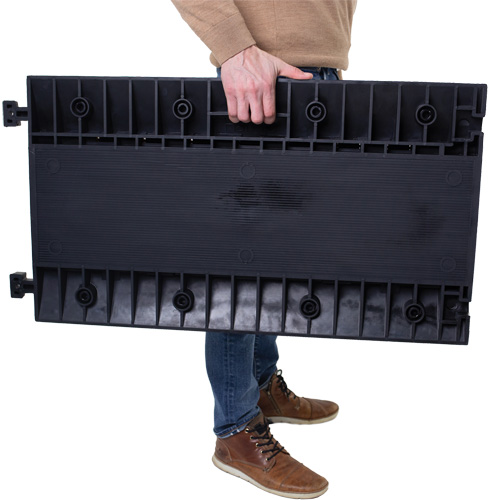 Powerhouse Heavy-Duty Straight Cable Protector, 5 Channels, 36" L x 19.75" W x 2.25" H Mukwa Safety Services