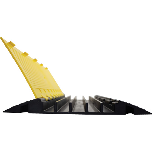 Powerhouse Medium-Duty Straight Cable Protector, 5 Channels, 36" L x 19.63" W x 2.25" H Mukwa Safety Services
