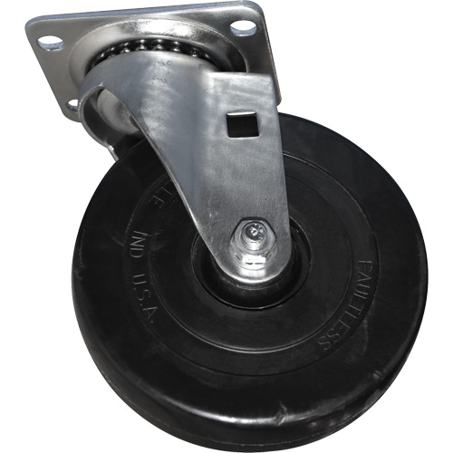 Roulette pivotante souple pour chariot caisson Mukwa Safety Services