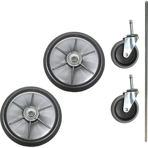 Housekeeping Cart Ball Bearing Wheel & Caster Kit Mukwa Safety Services
