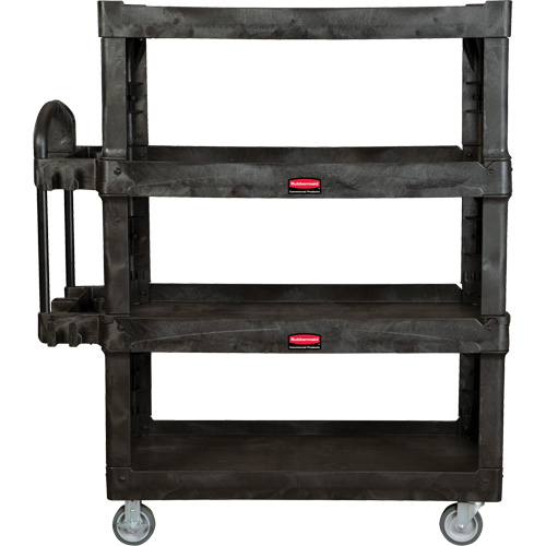 Heavy-Duty Ergo Utility Cart, 4 Tiers, 24-1/4" x 62-2/5" x 54-1/10", 700 lbs. Capacity Mukwa Safety Services
