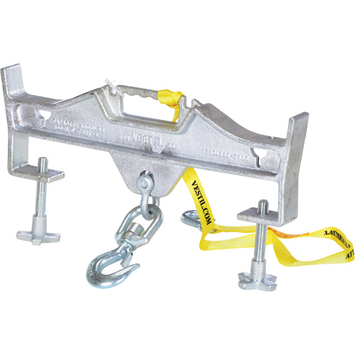 Double Swivel Hoisting Hook, 7-1/4" x  2-1/2" Fork Pocket Mukwa Safety Services