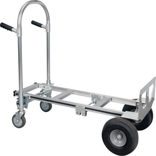Convertible Hand Truck, Aluminum, 1250 lbs. Capacity Mukwa Safety Services