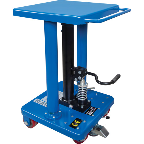 Hydraulic Work Table, 18" L x 18" W, Steel, 500 lbs. Capacity Mukwa Safety Services