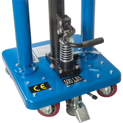 Hydraulic Work Table, 18" L x 18" W, Steel, 500 lbs. Capacity Mukwa Safety Services