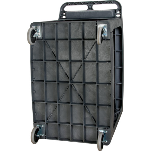 Flat-Shelf Utility Service Cart, 2 Tiers, 25-1/4" x 32-1/4" x 44", 550 lbs. Capacity Mukwa Safety Services