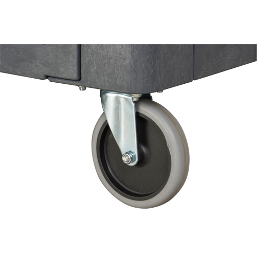 Flat-Shelf Utility Service Cart, 2 Tiers, 25-1/4" x 32-1/4" x 44", 550 lbs. Capacity Mukwa Safety Services