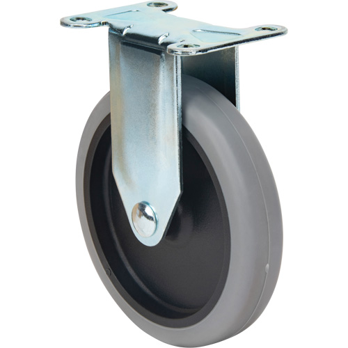 Ensemble de roulettes de rechange, 5" (127 mm), Caoutchouc TPR, 500 lb (226,7 kg) Mukwa Safety Services