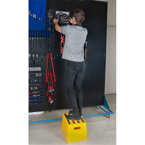 Escabeau industriel, 20-7/8" x 12-3/16" x Hauteur 12" Mukwa Safety Services