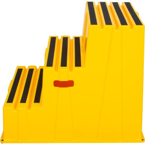 Escabeau industriel, 3 marches, 34-13/16" x 22-7/16" x Hauteur 28-1/2" Mukwa Safety Services