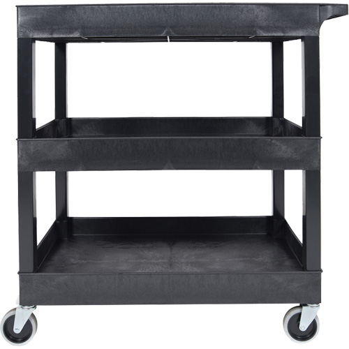 Tub Cart, 3 Tiers, 35-1/4" x 36-1/4" x 18", 300 lbs. Capacity Mukwa Safety Services
