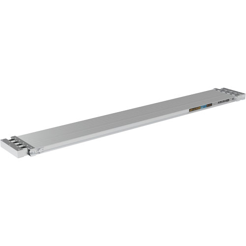 Planche de travail t&eacute;lescopique, 156" la x 12" pr, Capacit&eacute; de 250 lb, D&eacute;mont&eacute; Mukwa Safety Services