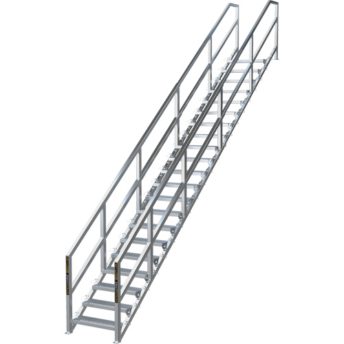 Syst&egrave;me d'escalier modulaire pour la construction de 17-21 marches SmartStairs, 157-1/2" ha Mukwa Safety Services