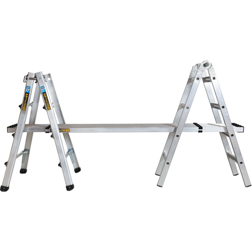 Telescoping Multi-Position Ladder, Aluminum, 300 lbs., CSA Grade 1A Mukwa Safety Services