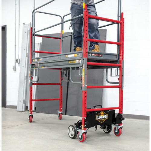 Trousse compl&egrave;te d'&eacute;chafaud motoris&eacute; Buildman Baker 6', 31" p x 118-3/4" h Mukwa Safety Services