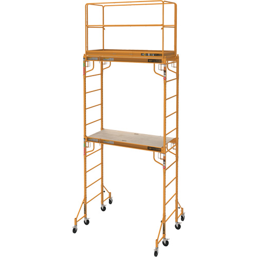 Trousse compl&egrave;te de tour d'&eacute;chafaudage pour cloison s&egrave;che de 12', 58-1/2" p x 183" h Mukwa Safety Services