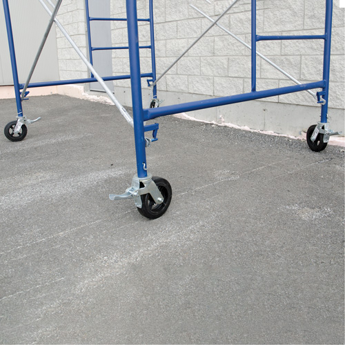 Complete Scaffold Tower with Casters, 66-2/10" D x 177-1/2" H Mukwa Safety Services