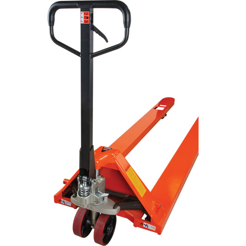 Transpalettes hydrauliques &agrave; fourche de 8', 96" lo x 27" la, capacit&eacute; 4400 lb Mukwa Safety Services