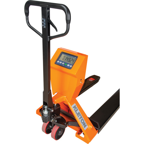 Transpalette &agrave; balance num&eacute;rique, 44,5" lo x 27,75" la, Capacit&eacute; de 4400 lb Mukwa Safety Services