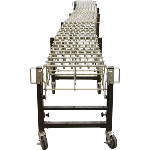 Expandable Conveyor, 18" W x 12' L, 200 lbs. per lin. ft. Capacity Mukwa Safety Services