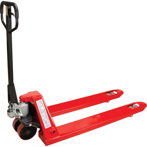 Transpalette manuel, Acier, 48" lo x 21" la, Capacit&eacute; 5500 lb Mukwa Safety Services